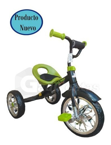 Triciclo Metálico Llantas De Goma Importados