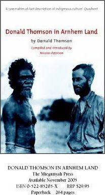 Libro Donald Thomson In Arnhem Land - Peterson Nicolas