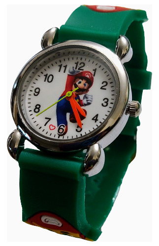 Reloj Infantil Mario Bross 3d