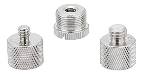 Adaptador De Tornillo De Micrófono Camvate 1/4 A 5/8 Y 3/8 A