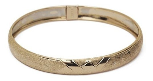 Brazalete - Brazalete - 10k Yellow Gold 8mm Bangle Bracelet 