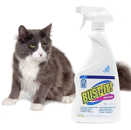 Removedor Eliminador Manchas Y Olores Busht-it! Para Gatos