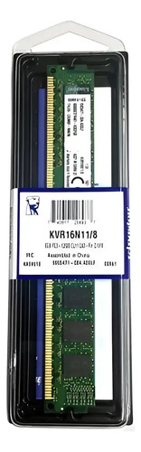 Memoria Kingston Ddr3 8gb Desktop Kvr1333d3n9/8g