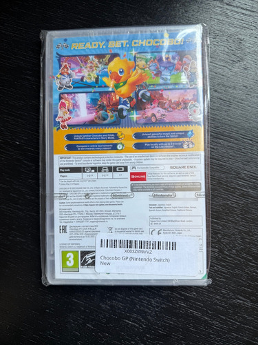 Chocobo Gp Nintendo Switch Original Físico Final Fantasy (Usado)