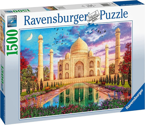 Taj Mahal Majestuoso Rompecabezas 1500 Piezas Ravensburger 