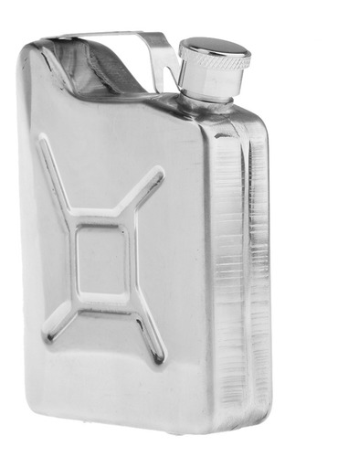 5 Oz De Aceite De Acero Inoxidable Puede Licor Vodka Alcohol