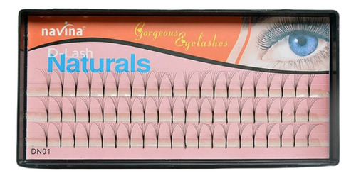 Cílios Tufinho Naturals Sem Nó Cilios Tufo 6d Navina - 4 Uni