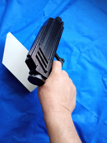 Blaster C17 Clon Trooper Guerras Clones 3d Disfraz O Cosplay Negro Unico