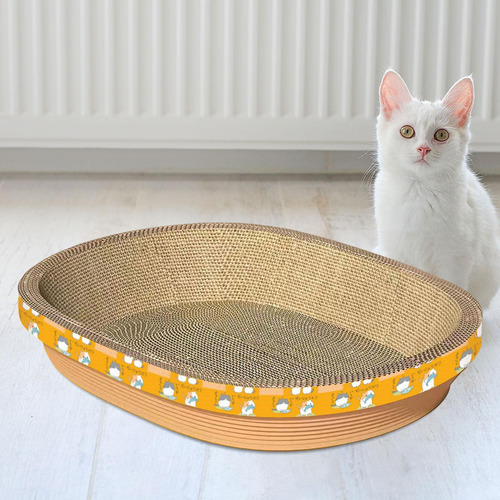 Tablero Rascador De Cartón Para Gatos, Protector De L