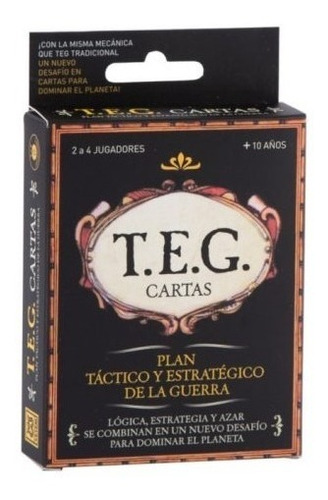 Juego De Mesa Cartas T.e.g. Teg - Yetem -jugueteria Bloque