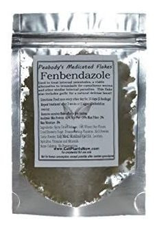 Peabodys Medicated Flakes - Fenbendazole