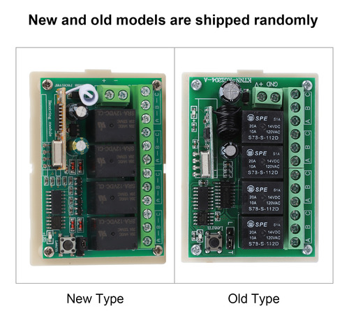 Receptor De Relé Multifunción De 4 Vías Con Control Remoto I