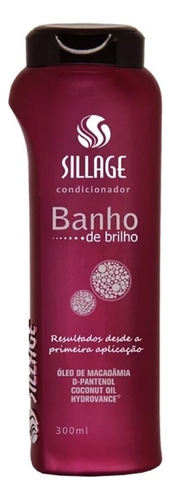 Condicionador Banho De Brilho 300ml Sillage