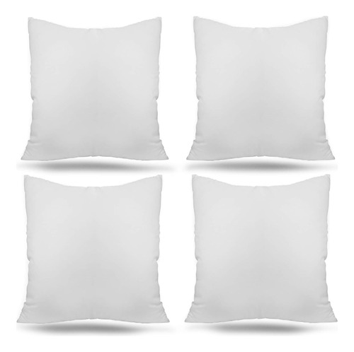 Ogrmar 4 Paquetes De Almohada Blanca De 18 X 18 Pulgadas, Hi