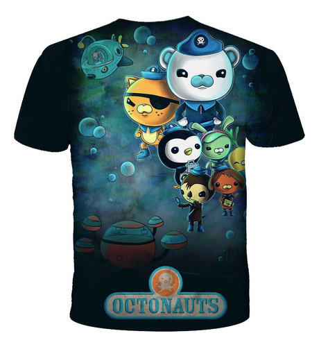 Playeras Infantiles Con Impresión 3d De Los Octonautas O