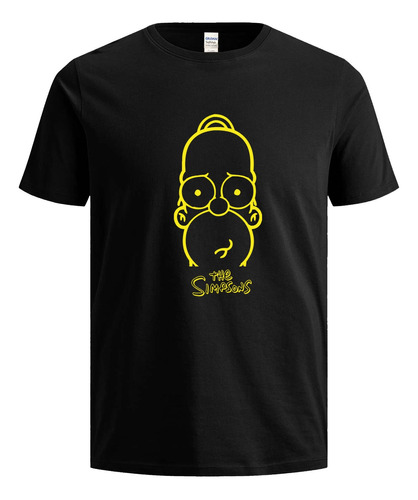 Camiseta 100% Algodon Diseño Homero Simpson 