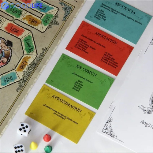 Imagen 3 de 9 de El Erudito Juego De Mesa Familiar Ingenio Maldón Ilustrado