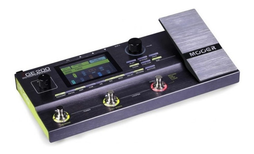 Imagen 2 de 3 de Pedal de efecto Mooer GE200 plateado