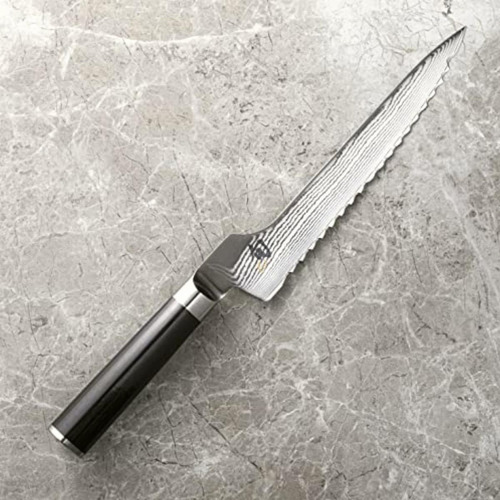 Shun Cutlery Classic Offset Cuchillo De Pan De 21 Cm, Las