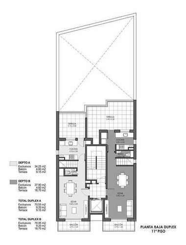 Imagen 8 de 8 de Departamento En Venta Tipo Dúplex De 2 Dormitorios En Rosario