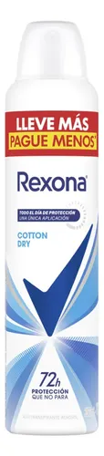 Rexona Antitranspirante X250ml Cotton Dry