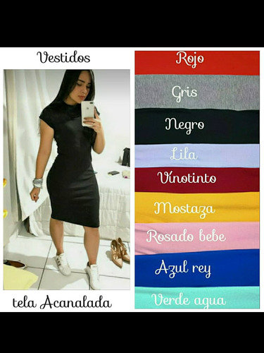 Vestidos Casuales Largos Cortos Tirita  