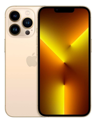 Apple Iphone 13 Pro Max (128 Gb) - Oro Solo At&t/unefon Dorado Claro (Reacondicionado)