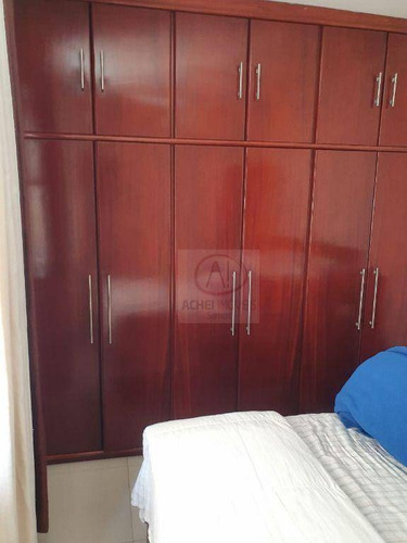 Imagem 9 de 19 de Apartamento Com 2 Dormitórios, 2 Banheiros E 1 Vaga Fechada À Venda, 80 M² Por R$ 375.000 - Marapé - Santos/sp - Ap10725
