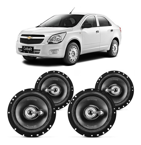 Falante Gm Cobalt 2011 A 2017 Bravox 240w Rms Automotivo Kit