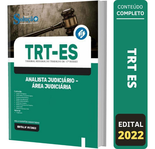 Apostila Trt Es - Analista Judiciário Área Judiciária