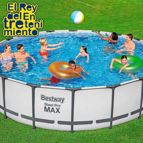 Imagen 7 de 9 de Piscina Bestway Estructural 23062 L 549x122cm + Bomba El Rey