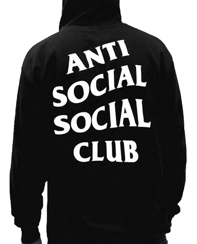 Sweater Anti Social Social Club Suéter Con Capucha Algodón 