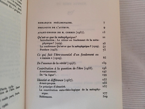 Questions 1 Martin Heidegger Gallimard