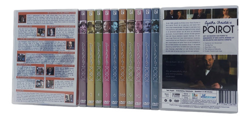13 Box Agatha Christie Poirot - Coleção Definitiva Em Dvd