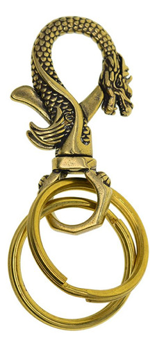 _ 10 Chaveiro Vintage Com 2 Anéis Dragão Chaveiros Chaveiros