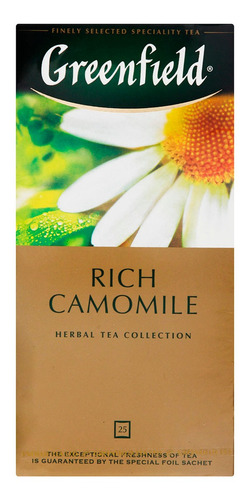 Té Greenfield Rich Camomile 37.5g