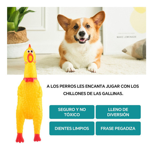 Juguete De Pollo Que Grita Alivia El Estrés, La Ansiedad 1pc