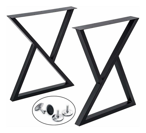 Patas De Mesa De Metal Para Tu Mesa, Escritorio Y Banco, Par