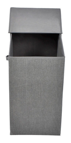 Cesto Para Ropa Deluxe Lavandería Color Gris