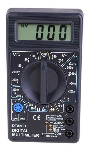 Multimetro Digital Dt-830b Ac/dc 750/1000v 10a Ammeter Ohmme