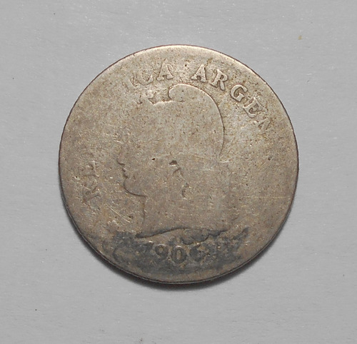 Argentina Escasos 10 Centavos 1906 - Km#35