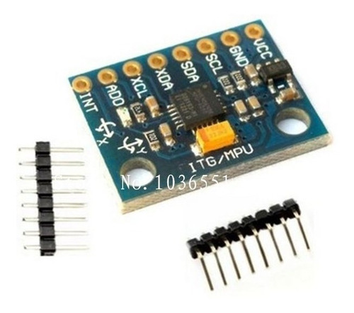 Acelerómetro  3 Ejes Giro Análogo + 3 Ejes Ac., Arduino