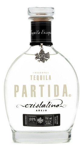 Tequila Partida Añejo Cristalino 750 Ml