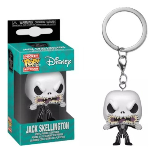 Jack Skellington 2 Disney Pocket Pop Llavero