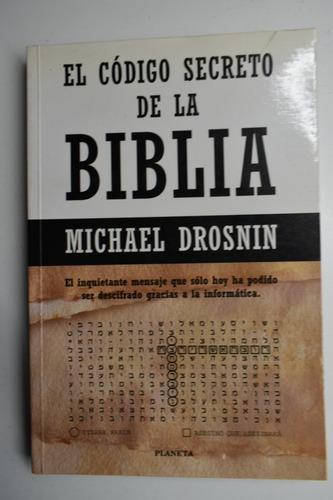 El Código Secreto De La Biblia Michael Drosnin          C106