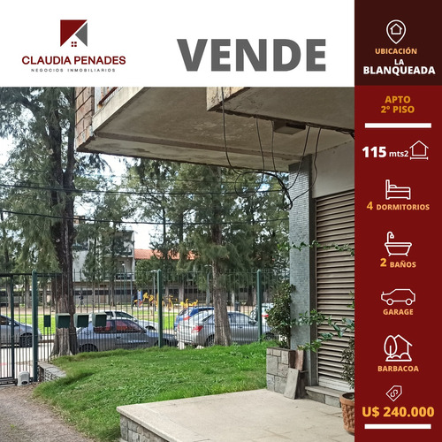 Cómodo Apto, 4 Dorm,2 Baños, Gge, Barbacoa. Cel 098423717