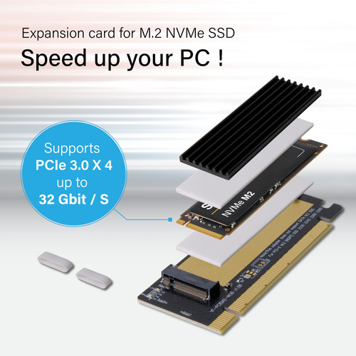 Ezdiy-fab Nvme Pcie 4.0, Adaptador M.2 Nvme Ssd A Pci Expres