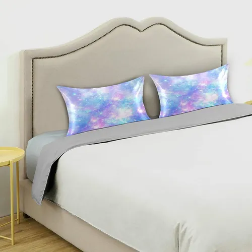 Funda De Almohada De Satén Star Tie Dye Tam.