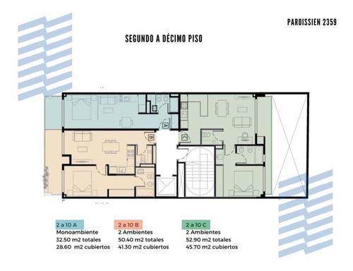 Imagen 7 de 10 de Departamento - Nuñez- Preventa Al Costo - Planos Aprobados- 2 Ambientes