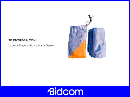 Manta Playa Gadnic Impermeable Plegable Enrollable Portatil